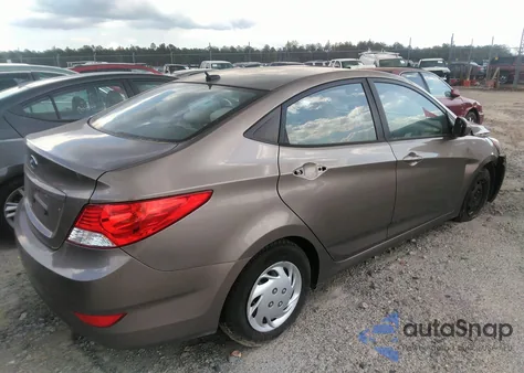 2014 Hyundai Accent Gls z USA, uszkodzony, nr VIN KMHCT4AE3EU686472